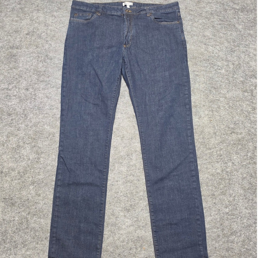 Peter Millar Mens Jeans Denim Dark Wash Blue 38x34 Straight Leg Made in Turkey